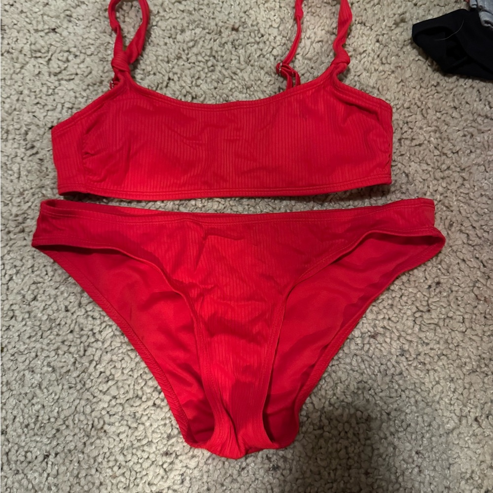 Xhilaration Red Bikini Set
